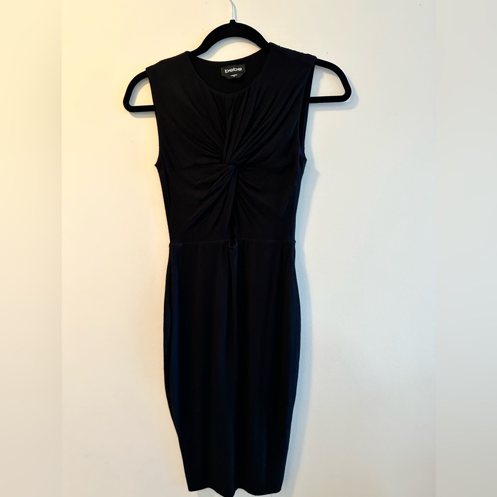 Bebe Black Midi dress